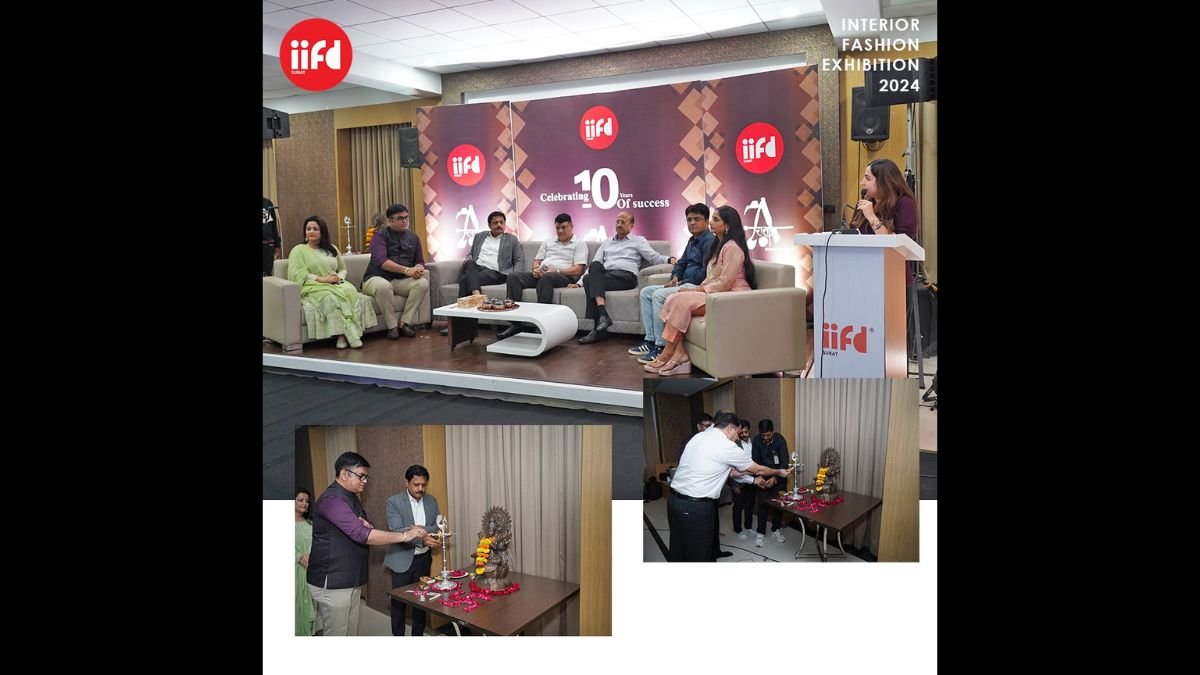 The Interior Exhibition Araasa and the Fashion Exhibition Gaba organized by IIFD, Surat were successfully conducted